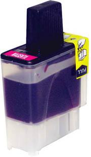 Magenta Inkjet Cartridge compatible with the Brother LC-41M