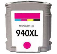 Remanufactured Magenta Inkjet Cartridge compatible with the (HP940XL) C4908AN (1400 page yield)