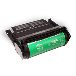 Black MICR Toner Cartridge compatible with the Lexmark 12A5745