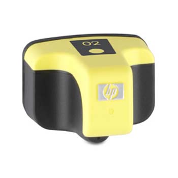 Remanufactured Yellow Inkjet Cartridge compatible with the (HP 02) C8773WN