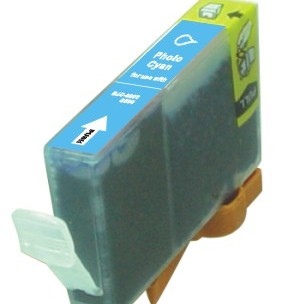 Photo Cyan Inkjet Cartridge compatible with the Canon BCI6PC 4709A003