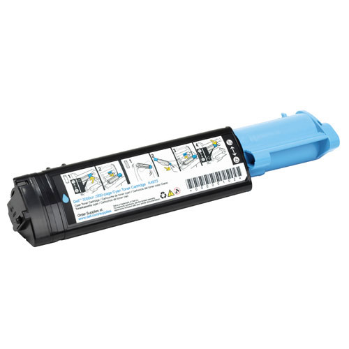 Cyan Toner Cartridge compatible with the Dell 310-5739, Yield 2K