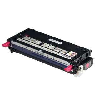 Remanufactured High CapacityMagenta Toner Cartridge compatible with the Dell 310-8096