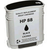 Remanufactured High Capacity Black Inkjet Cartridge compatible with the (HP88) C9396AN