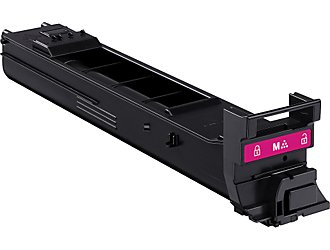 Magenta Toner Cartridge compatible with the Konica Minolta A0DK332
