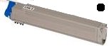 Black Toner Cartridge compatible with the Okidata (TypeC7) 42918904