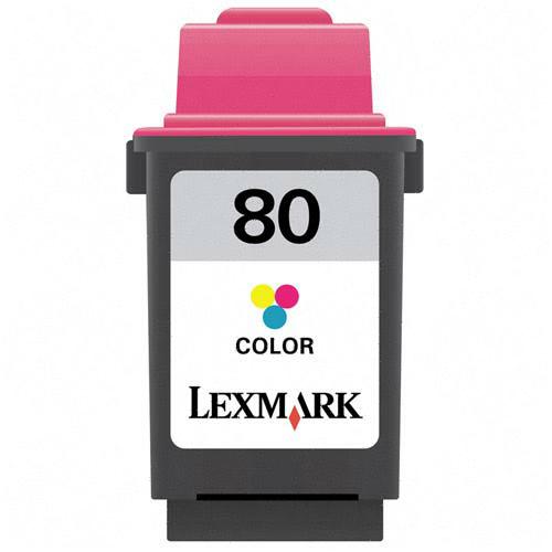 Remanufactured TriColor Inkjet Cartridge compatible with the Lexmark (Lexmark#80) 12A1980
