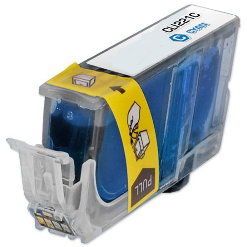 Cyan Inkjet Cartridge compatible with the Canon CLI221C 2947B001