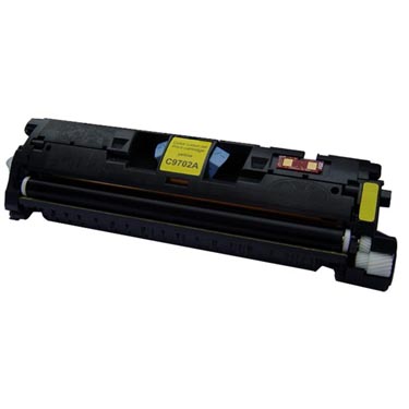 Remanufactured Yellow Toner Cartridge compatible with the Q3962A