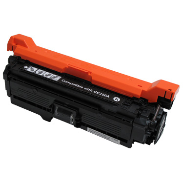 Remanufactured Black Toner Cartridge compatible with the CE250A