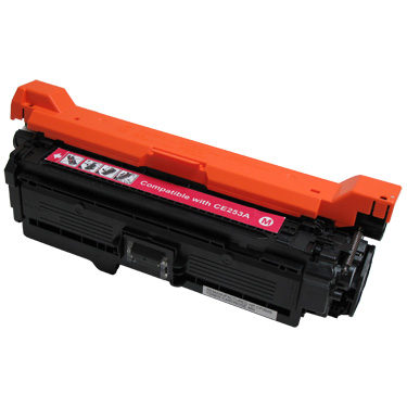 Remanufactured Magenta Toner Cartridge compatible with the CE253A