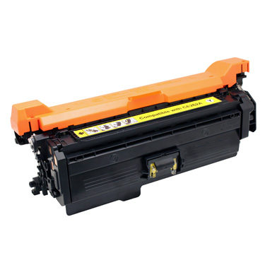 Remanufactured Yellow Toner Cartridge compatible with the CE262A