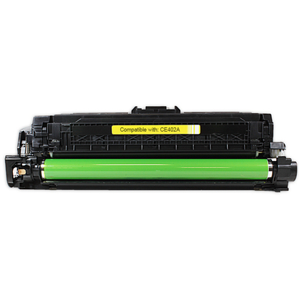 Remanufactured Yellow Toner Cartridge compatible with the CE402A