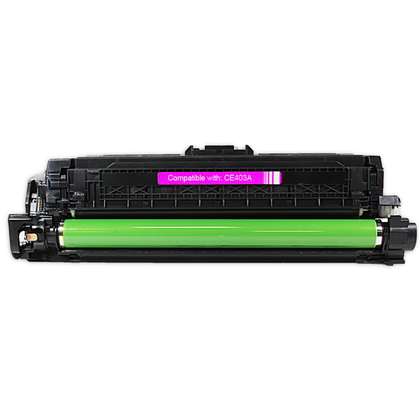 Remanufactured Magenta Toner Cartridge compatible with the CE403A