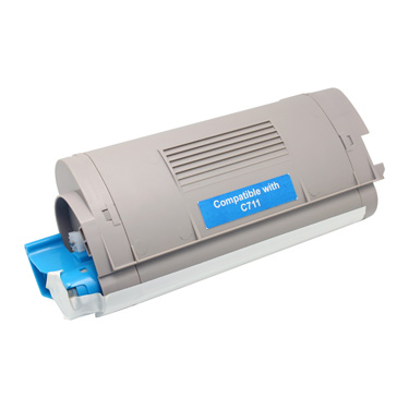 Cyan Laser/Fax Toner compatible with the Okidata 43866103