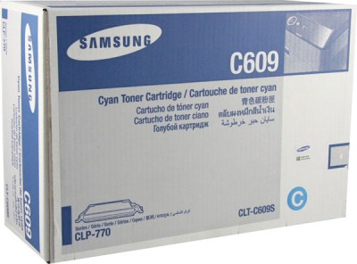 Genuine Samsung CLT-C609S Standard Yield Cyan Toner