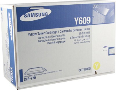 Genuine Samsung CLT-Y609S Standard Yield Yellow Toner