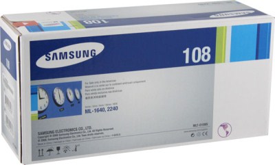 Genuine Samsung MLT-D108S Standard Yield Black Toner