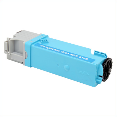 Cyan Toner Cartridge compatible with the Xerox 106R01477